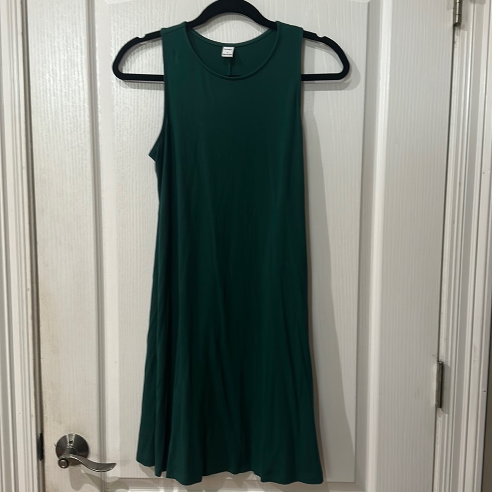 Old Navy size S green sleeveless swing dress